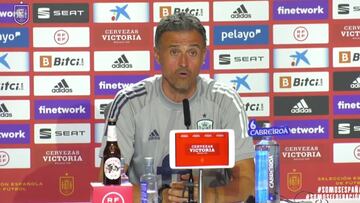 Luis Enrique no se corta sobre el "pesimismo que despierta esta Roja entre prensa y fans"