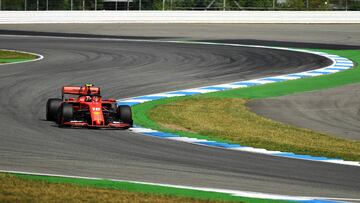 Ferrari ha dominado el viernes en Alemania. 