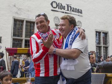 Ambiente previo en Tallín antes de la final de la Supercopa