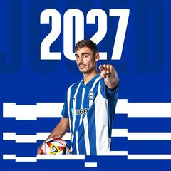 El Alavés renueva a Joseda Álvarez hasta 2027