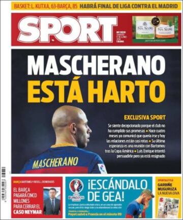 Portadas de la prensa mundial