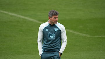 Funes, en un entrenamiento de esta semana.