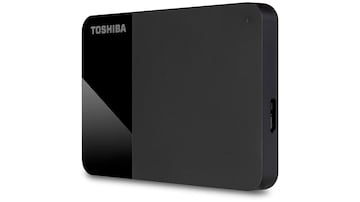 Disco duro externo portátil de 1 TB Toshiba Canvio Ready.