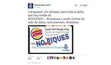 Cuidado con el timo del cupón de Burguer King en WhatsApp