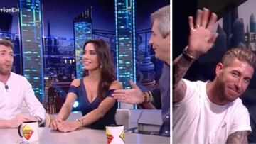 Pablo Motos y Lama 'se meten' con Pilar Rubio...¡y aparece Ramos en mitad de la broma!