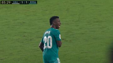 Lo de Vinicius es muy serio: gol al Valencia y celebración polémica