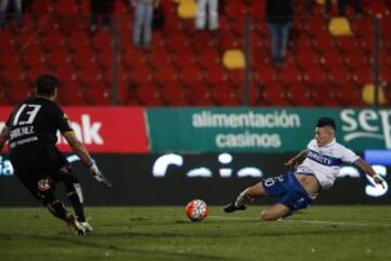 Nicolás Castillo fue el héroe en Santa Laura con el gol del triunfo. Fue uno de los mejores partidos del torneo.
