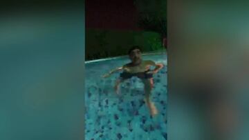 Maradona opina sobre el penalti de Lucas Vázquez en su piscina