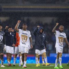 Pumas no pudo ver la luz contra los grandes de la Liga MX