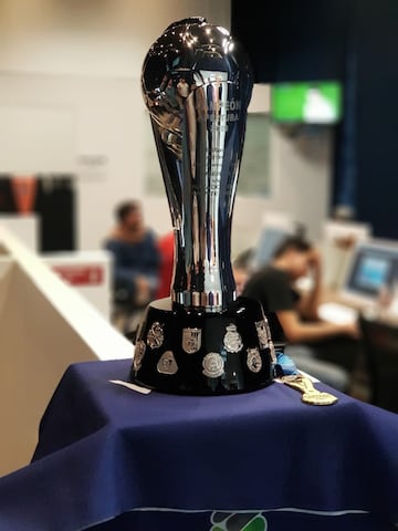 El trofeo que se disputarán América y Rayados visitó As México