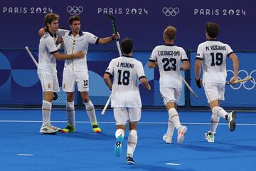 Victoria final de la selección española masculina de hockey sobre hierba ante Sudáfrica.