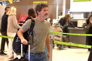 Rodolfo Sancho en el aeropuerto Adolfo Suárez Madrid Barajas a 10 de Septiembre de 2023 en Madrid.