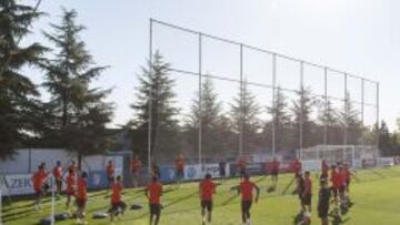 Filipe, con sobrecarga muscular, no se entrenó con el grupo