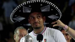 Kyrgios, con su t&iacute;tulo en Acapulco.