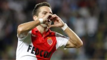 Joao Moutinho celebra su gol.