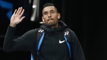 El díscolo Nick Kyrgios se retira por una lesión en el codo