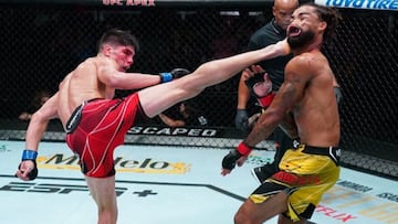 ¡Tremendo KO!: Ignacio "La Jaula" Bahamondes obtiene su primera victoria en la UFC
