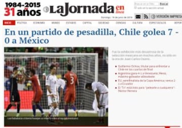 La dura reacción de la prensa mexicana