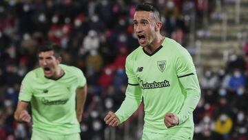 Berenguer celebra un gol en Mallorca