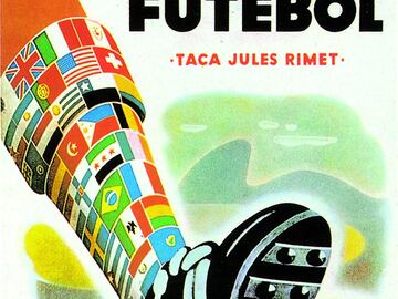 16/07/1950 Uruguay-Brasil. 
Cartel del Mundial de Brasil 1950.