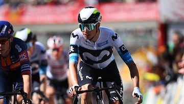 Enric Mas de Movistar Team durante la 104.ª Volta Ciclista a Cataluña 2025.