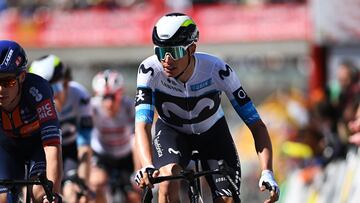Enric Mas de Movistar Team durante la 104.ª Volta Ciclista a Cataluña 2025.