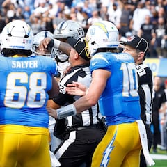 Why did the Raiders, Chargers, and their fans brawl before and during their Week 1 game?