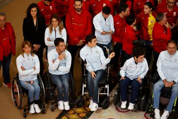 Deportistas asisten a la recepción que los Reyes realizan a los deportistas olímpicos y paralímpicos participantes en los Juegos Olímpicos de París 2024.