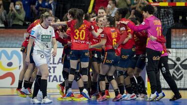 14/12/21 Mundial Femenino BALONMANO SELECCION ESPAÑOLA España - Alemania ALEGRIA GRUPO