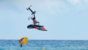 Wingfoil Freestyle en la playa de Santa Cruz de La Palma (Canarias), durante el Mundial Junior de la GWA, el jueves 27 de junio del 2024.