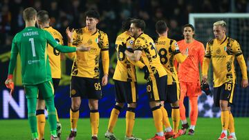 El Inter, ante el Sparta de Praga en esta Champions.