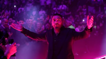 UFC star Topuria was greeted by huge crowds of fans on his return to Georgia.