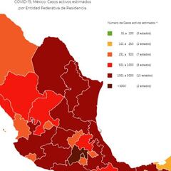 Mapa y casos de coronavirus en México por estados hoy 12 de agosto