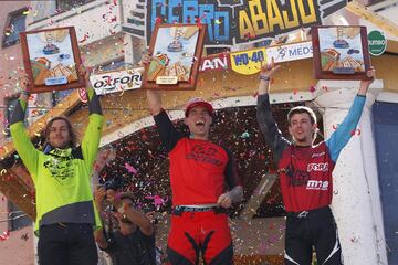 Valparaiso, 11 febrero 2018.
Decimosexta version del Red Bull Valparaiso Cerro Abajo, principal carrera de descenso urbano en Chile, realizada entre calles, escaleras y callejones de la ciudad puerto.
Sebastian Cisternas/Photosport.