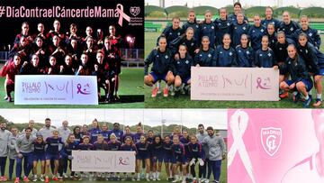 La Liga Iberdrola se vuelca con el cáncer de mama.