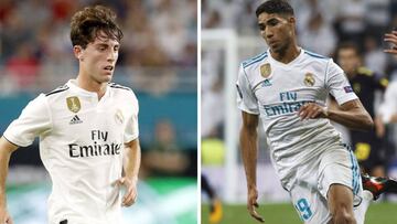 El futuro de Achraf y Odriozola que baraja el Real Madrid: pinta algo complicado para el vasco