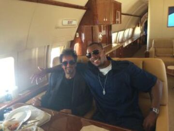 Al Pacino y Paul Pierce (Wizards) compartieron jet privado.