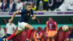 Kylian Mbappé, en el Francia-Marruecos.