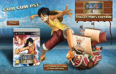 Una maqueta de 19cm del barco Thousand Sunny para la Edición Coleccionista de One Piece