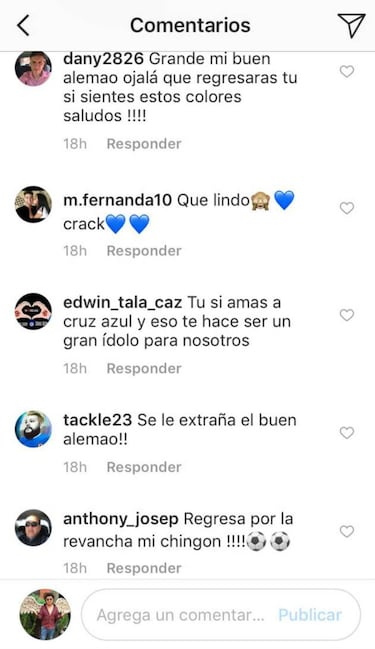 Aficionados de Cruz Azul piden a Alemao que vuelva