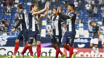 during the game CF Monterrey (MEX) vs Atletico Pantoja (DOM), corresponding to Round of 16 second leg match of the 2021 Scotiabank Concacaf Champions League, at BBVA Bancomer, on April 15, 2021.   &lt;br&gt;&lt;br&gt;   durante el partido CF Monterrey (ME