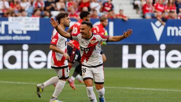 El centrocampista del Rayo Vallecano Álvaro García