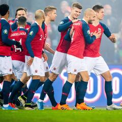 Noruega golea a Islas Feroe sin Odegaard ni Haland