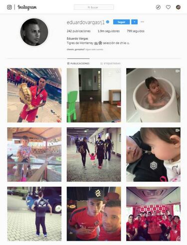 Eduardo Vargas borró de Instagram sus fotos con Tigres; aquí la razón