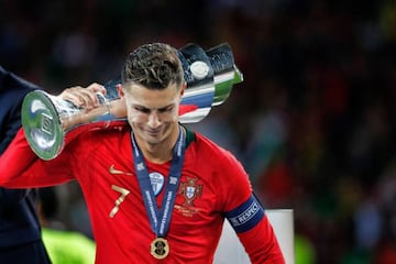 More silverware | Cristiano Ronaldo during the UEFA Nations League Final between Portugal and The Netherlands.