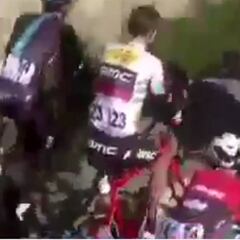 Sigue el pique Movistar-BMC: Rojas acusa a Van Garderen de quitarse el casco en carrera