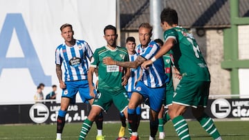 El Deportivo no pudo pasar del empate ante el Coruxo.