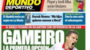 Portada de Mundo Deportivo.