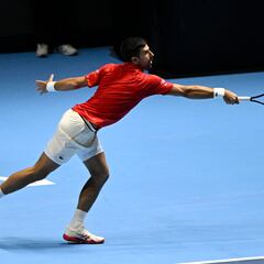 Resumen y resultado del Sinner - Djokovic: semifinales del Six Kings Slam