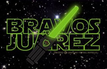 Los Bravos de Juárez, campeones del Ascenso MX, al estilo Star Wars. 